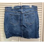 Old Navy Old Navy Denim Mini Skirt Size 20 Pockets High Rise Button Front Photo 3