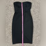 Tildon Women’s Black Cocktail Pencil Midi Dress Boning Bustier Party Strapless 6 Photo 5