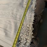 Anthropologie COPY - Anthropology white lace Large maxi skirt Photo 4