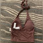 Gilly Hicks  Chocolate Halter Corset Top Photo 1