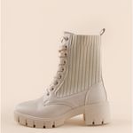 Qupid  Renley Lace Up Combat Boots Photo 5