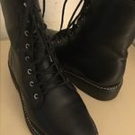 Schutz women black leather Combat boots US 5.5 Euro 35.5 Photo 0