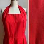 Jessica Howard Vintage Red Sleeveless Midi Dress Photo 4