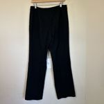 Santorelli SERENA Straight‎ leg Pant in Summer Wool Womens 8 Black Photo 3