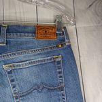 Lucky Brand  Sweet N Straight Ladies' Blue Denim Jeans With Raw Hems Photo 9