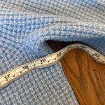 L.L. Bean super soft waffle knit crewneck sweater blue MPetite Size M Photo 8