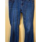 Seven 7 Bejeweled Mid Rise Flare Jeans Size 10 Photo 0