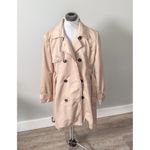 H&M Classic Khaki Trench Coat with Ruffle Details Photo 7