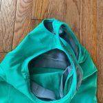 Nike teal and gray racerback  athletic workout top Photo 8