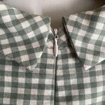 Gal Meets Glam  Delilah Green Gingham Dress Photo 10