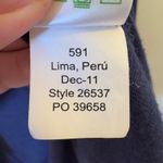 Lilly Pulitzer  XS Navy Blue Ruffle Trim‎ Open Cardigan Sweater Photo 3