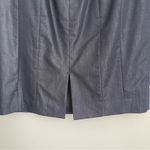 EXPRESS  | Dark Blue Chambray Pencil Skirt Sz 2 Photo 3