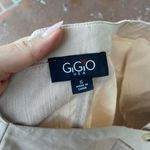 Old Navy Cream safari style utility adjustable waist midi dress sz s  Photo 4