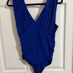 EXPRESS  Body Contour Bodysuit V-Neck Photo 1