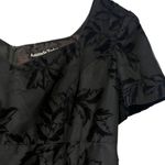 Vintage Amanda Taylor Women's 10 Chiffon Floral Burnout‎ Dress Gothic Goth Alt Black Photo 2