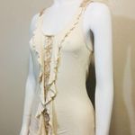 KISCHE Small Top Beige Rayon Spandex Tan Photo 3