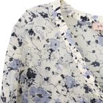 Philosophy Long Sleeve Lightweight Semi Sheer Floral V-Neck Blouse Size XS Photo 2