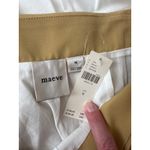 Maeve Anthro Layered Shirttail Midi Skirt Tan/White NWT Size M Photo 4