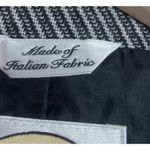 Talbots  Blazer Jacket Women's 6 Black‎ & White Striped Tie Waist Notch Lapel Photo 3