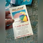 Newport News Vintage NOS 90s Sun Streak foil floral bikini swimsuit, size L/XL Photo 11