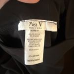 Miss V NWOT Elegant Black Ruffle Strap Jumpsuit Size M Photo 2