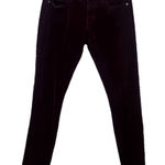 CAbi  Woman’s Deep Purple Cotton Skinny Corduroy Pants 3197 Size 6 Y2K Boho. EUC Photo 0