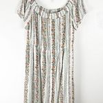 Old Navy  Floral On/Off Shoulder Defined Waist Short Sleeves Lined Dress Size XL Photo 0