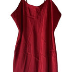 Kathy Ireland Kathy Ireland Nightgown Vintage Large Satin Slip Floral Embroidered Intimates Photo 0