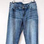 Maurice's Medium Denim Mid Rise Straight Leg Jean Size 10 Photo 2