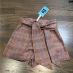 Hunter Bell  Plaid Shorts with belt NWT Photo 1
