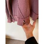 We The Free  by Free People Buttercup Thermal Scoop Neck Top Pink Women's Medium Photo 7