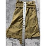 Madewell  Women's High Rise Paperbag Linen Blend Shorts Khaki Brown Size 10‎ Photo 6