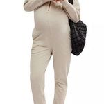 Free People FP Movement X Hatch Maternity Warm Up Jumpsuit Heather Grey XS Photo 0
