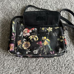 MultiSac Beautiful Black Floral Print Multi Sac Crossbody Purse Bag So Many Pockets! Photo 8