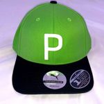 Puma Cap 🧢 throwback green & black w/white P OSFM NWT Photo 2