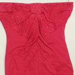 Umgee  Red Dress Small NWT – Waterfall Front + Gold Embellishments Photo 5