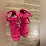 Harlyn Hot Punk peep toe bootie Pink Size 7 Photo 1