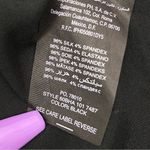 Bebe  Mirrored Neck Fringe Sleeveless Top Blue White Ombre Small Photo 9