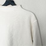 Madewell Sweatshirt Long-Sleeve Funnel-Neck Parchment Relaxed Size XS Photo 3