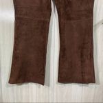 Carlisle Anonymous John  Brown Leather Cropped Flare Pants size 0 with 24” inseam Photo 6