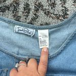 Vintage True Blue Button Down Denim Dress Blue Large Photo 4