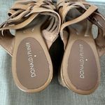 Donald Pliner DONALD J PLINER FLORE Brown Woven Platform Wedge Thong Sandals Photo 4