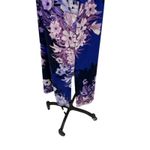Oscar de la Renta  Neiman Marcus Maxi Kimono Kaftan Dress Floral Blue Purple XL Photo 8
