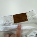 Madewell  Jeans Womens 31 Blue White Cadiz Wash Tapered Wide‎ Leg Denim Cotton Photo 9