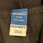 Old Navy  Maternity Black Pixie Full Panel Pants Size 12 EUC #6686 Photo 7