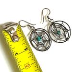 Steampunk Dream Catcher Earrings Sterling silver Photo 7