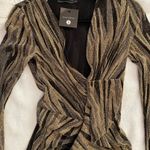 🦋NWT🦋 Glamorous Long Sleeve Black And Gold Dress Photo 3