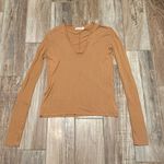 Free People  We The Free Fresh and Clean Long Sleeve Tee Photo 1