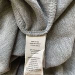 Soft Surroundings  Womens Plus PXS Roll Tab Sleeve Gray‎ Fleece Top 1/2 Button Photo 5