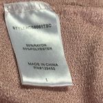 Como vintage  French Terry Mauve Long Sleeve Ruffled Sleeve Crew Neck Top Large Photo 8